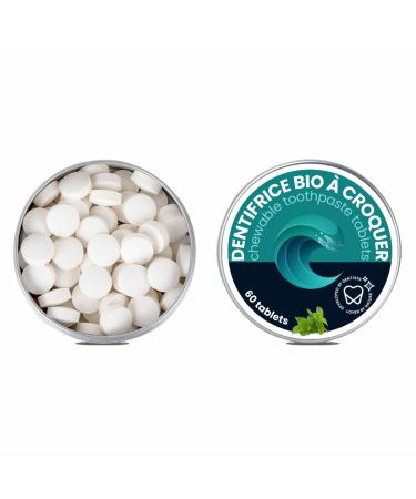 Oceansrespect 60 toothpaste tablets - Aluminum box - Fluoride free