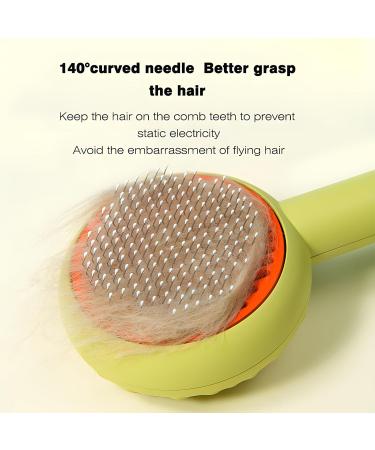 Self-Cleaning Plucking Brush for Cats & Dogs | Remove Loose Undercoats & Mats | Green Donuts Design - Perfect for Short & Long-Haired Pets - Buy Online on GoSupps.com