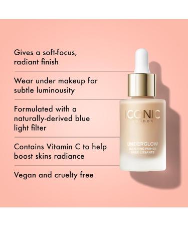 ICONIC LONDON Underglow Blurring Primer - Radiant Glow & Flawless Skin | Vegan Cruelty-Free Makeup | 0.91 Fl oz - International Shipping Available - Buy Online on GoSupps.com