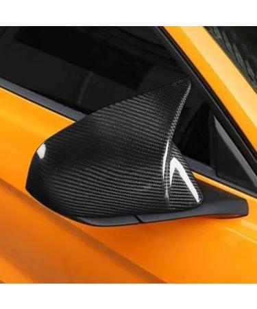 Buy Carbon Fiber Mirror Covers for Mustang S550 - Premium Rearview Mirror Caps (No Turn Signal Slot - Buy Online on GoSupps.com