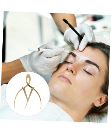 Angoily 1pc Eyebrow Positioning Ruler Microblading Eyebrows Kit Make up Kit Eyebrow Mapping Ruler Gold 16.5x5.4cm Golden - Buy Online on GoSupps.com
