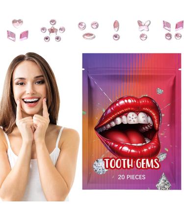 Crystal Stickers for Teeth - Gemstone Rhinestone Stickers for Teeth - Multifunctional Teeth Supplies Decorative Daily Teeth Decor for Shopping Dating - Buy Online on GoSupps.com