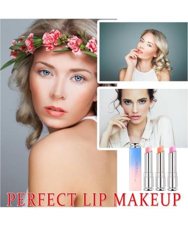 3 Pcs Magic Lipstick Tinted Lip Balm Long Lasting Nutritious Moisturizer Lazy Lipstick Waterproof Labiales Magicos Color Changing Lipstick For Women Girls - Buy Online on GoSupps.com