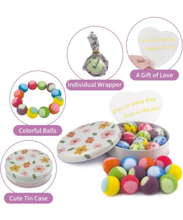 Bath Bombs 12PCS Bath Bombs for Women Gifts 100% Essential Oil Natural Organic Fizzy Bath Spa Gift for Kids Ideal Luxury Home Spa Presents for Birthday Mother's Day Valentine's Day - Buy Online on GoSupps.com