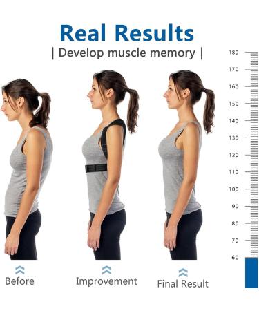 Posture Corrector for Women - Adjustable Back Belt & Shoulder Support - Relief for Hump & Back Pain - Buy Online on GoSupps.com