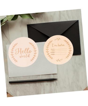 Ukcoco Baby Toys | 14-Piece Milestone Discs & Biting Toys for Newborns | Durable Wooden Baby Memory Set - Buy Online on GoSupps.com