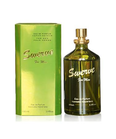 Swerve Sensual Woody Fragrance for Men | Long Lasting Cologne Aromatic Scent Eau de Parfum Natural Spray - Great Holiday Gift 3.4 Fl Oz/100 Ml