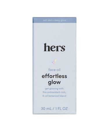 Hers Effortless Glow Face Oil - Anti Aging Facial Oil for Glowing Skin - 1 fl Oz - Buy Online on GoSupps.com