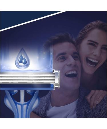 Buy Gillette Blue 3 Smooth Disposable Razors - 12 Pack | International Shipping Available - Buy Online on GoSupps.com