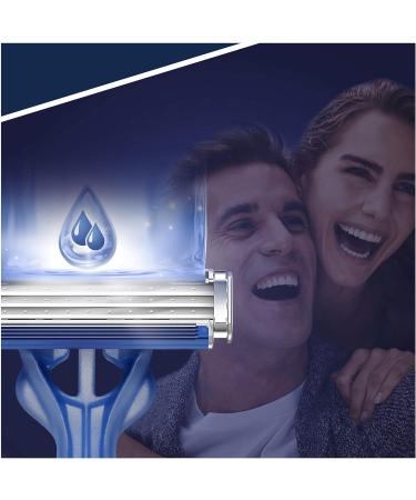 Gillette Blue 3 Smooth Disposable Razors for Men - 8 Pack | Worldwide Shipping Available - Buy Online on GoSupps.com