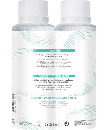 Eau Pr cieuse - Clearskin Purifying Lotion (375ml x2) - Purifying Lotion - Cleanses and purifies the skin - Tightens pores - Buy Online on GoSupps.com