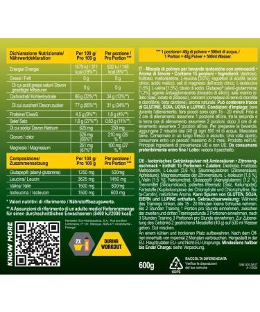  GoldNutrition Goldnutrition Gold Drink Premium 600 g Saveur Citron - Buy Online on GoSupps.com