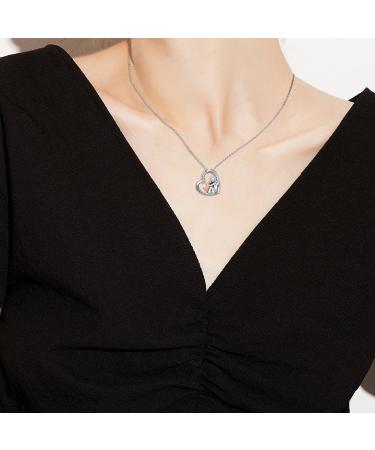 Chenghong 925 Sterling Silver Dog Chain Necklace with Crystals - Perfect Gift for Dog Lovers - Buy Online on GoSupps.com