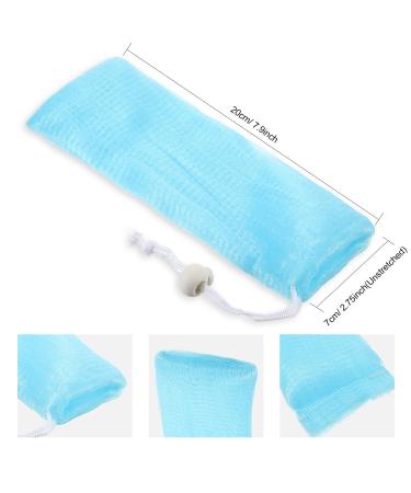 15-Piece Exfoliating Mesh Soap Saver Bags | Shower & Facial Cleaning Pouches - 5 Colors - Buy Online on GoSupps.com
