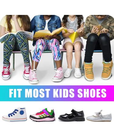 12 Pcs Children's Heel Cushions - Soft & Sticky Shoe Holders for Big Shoes - Black & Beige | Comfortable Heel Protection for Girls & Boys - Buy Online on GoSupps.com