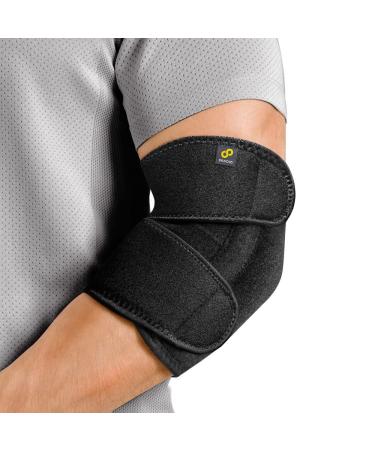 Bracoo Elbow Support Reversible Adjustable Brace with Dual Stabilizers for Sprain Joint Pain Relief Tendonitis Tennis-Golfer's Elbow Treatment EP30 1 Count