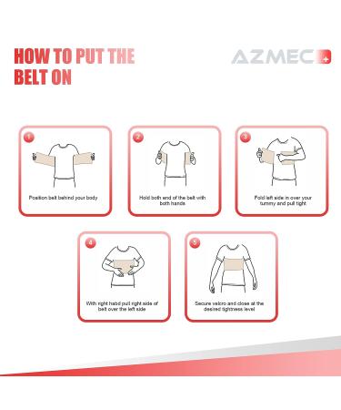 AZMEC Rib Belt - Universal Adjustable Chest Panel for Men - Rib Cage Protector for Ribs and Sternum Injuries - Muscle Pain Relief - Fits 26-50 Chest - Buy Online on GoSupps.com