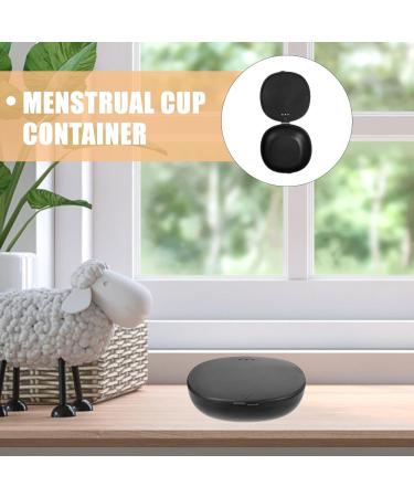 Ultechnovo 2-Piece Box Storage Holder & Silicone Shell Menstrual Pillow Bag | Menstrual Disc Cleaner & Carrier - Black (1 Pack) | International Shipping Available - Buy Online on GoSupps.com