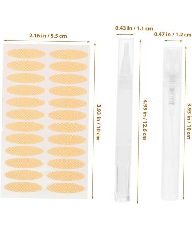 POPETPOP Decal Stickers 5 Sets Double Eyelid Sticker Set Double Eyelid Stickers Eye Lift Tape for Droopy Lids Girls Stickers Makeup Stickers Hooded Eyelid Lifter Styling Cream Eyes Plastic - Buy Online on GoSupps.com
