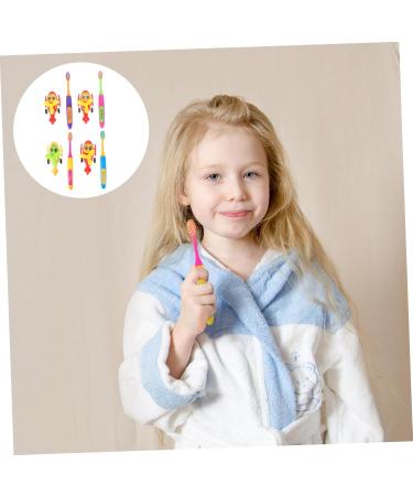 Minkissy Children's Suction Toothbrush Set - 4 Pack Fun Tooth Cleaning Toys for Kids - Best Children's Toothbrush for Effective Oral Care - Buy Online on GoSupps.com