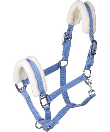 Buy RL24 Halter with Plush Padding | BASICLINE in 6 Colors for Shetland Pony Thoroughbred Warmblood - Baby Blue Available - Buy Online on GoSupps.com