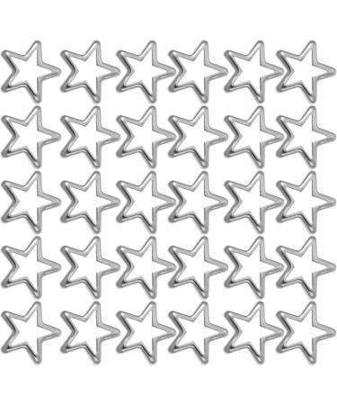 100 Pcs Five Claw Nail Jeans Brass Decor Star Shoes Rivets Leather Cloth Accessories Punk Shoes Bags Silverx2pcs 1.2X1.2CMx2pcs - Buy Online on GoSupps.com