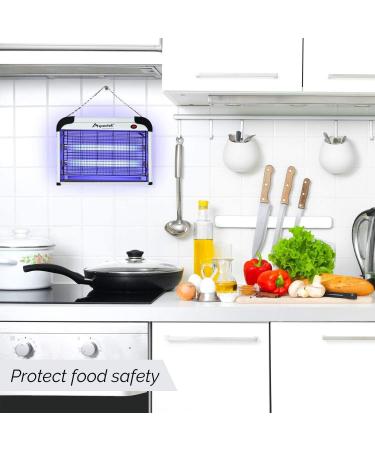 Aspectek 20W Electronic Indoor Bug Zapper - Mosquito & Fly Killer with 2 Replacement Bulbs - Buy Online on GoSupps.com