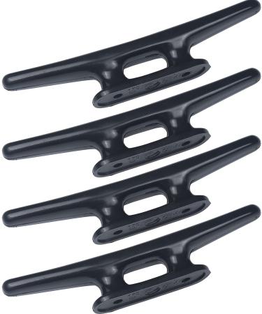 Pack of 6 Black Marine Dock Cleats for Kayak, Canoe, and Boat Mooring - Buy Online on GoSupps.com