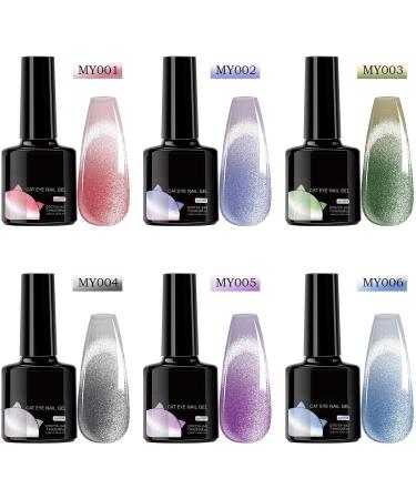 Gel Nails | Heat-Sensitive Gel Nails | 6 Easy-to-Apply Manicure Lasts 21 Days Ideal for Travel Beach Wedding - Buy Online on GoSupps.com