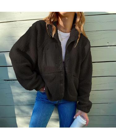 Hanxiulin Oversized Women's Plush Hoodie Jacket - Warm Cozy Synthetic Fur Winter Coat & Cardigan - Buy Online on GoSupps.com