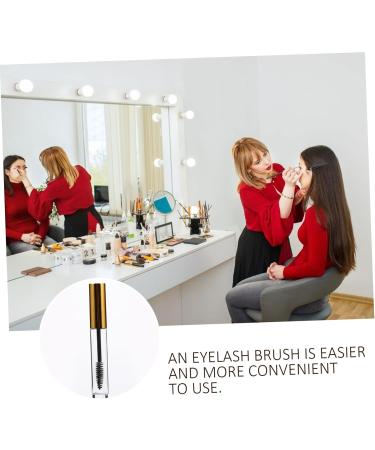 FOMIYES 10pcs Mascara Bottle Eyelash Tubes with Wands Empty Cosmetic Travel Containers Golden Plastic - Buy Online on GoSupps.com