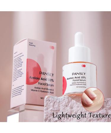 Azelaic Acid 10% Face Serum Hyaluronic Acid Serum for Face Remove Blackhead & Fade Acne Collagen Serum for Face Enhance Skin Elasticity Skin Moisturizer Intense Firming Anti Aging Serum for Women&Men - Buy Online on GoSupps.com