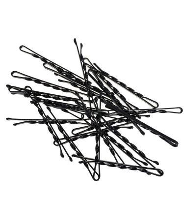 HAARallerliebst Ultra Hold Hair Clips - 24 Black Twist Clips (5 cm) with White Storage Box | International Shipping Available - Buy Online on GoSupps.com