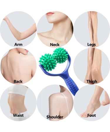 Buy Tarkdak 2 Massage Balls Scooter - Self-Massage Roller for Back Legs Feet & Hands - Fascia Relief | International Shipping Available - Buy Online on GoSupps.com