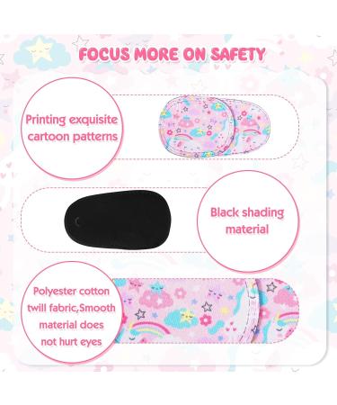 8 Pack Cartoon Eye Patches for Kids - Reusable Amblyopia Strabismus Eyewear for Girls - Buy Online on GoSupps.com