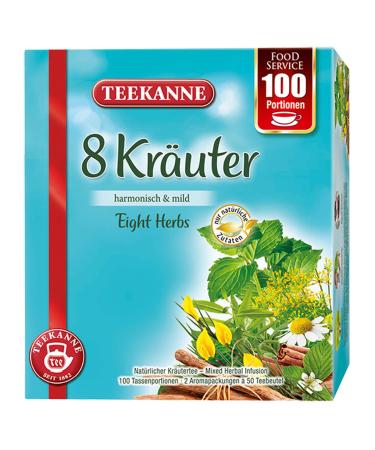n.v. Teapot 8 Mixed Herbs 100 Tea Bags Harmonious Soft 125g