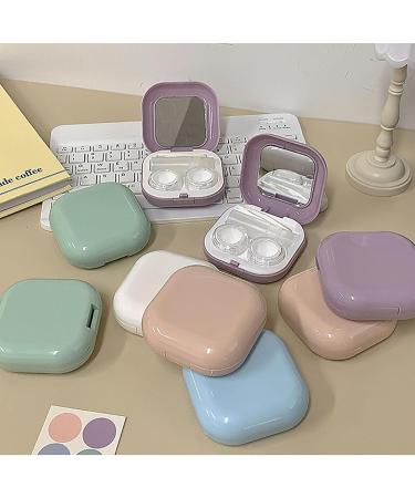 FCSHFC Portable Contact Lens Case - Compact Double Storage Box (Color A) | Easy Care & Travel-Friendly - Buy Online on GoSupps.com