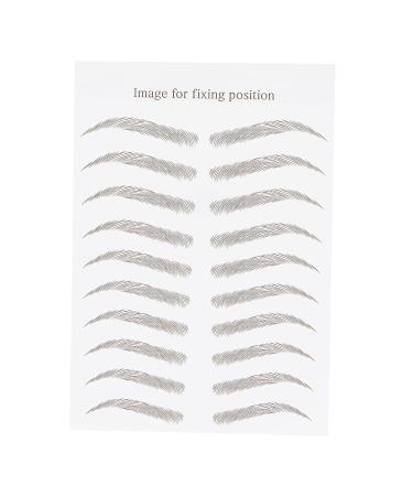 Lifelike Waterproof Eyebrow Stickers - One-Time Use Professional Brown 08 for Women | International Shipping - Buy Online on GoSupps.com