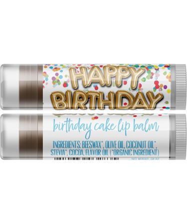 Jumbo Lip Balm - Happy Birthday (Chocolate) | International Shipping Available - Buy Online on GoSupps.com