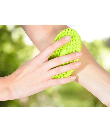 Shiggy Long Bristles Anxiety Trichotillomania Sensory Brush - Stress Relief & Focus Enhancement (Light Blue) - Buy Online on GoSupps.com