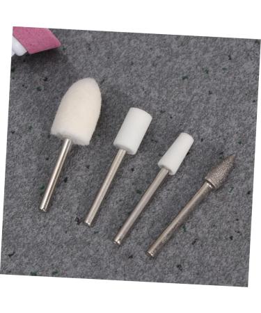 FRCOLOR 2 Boxes manicure kits manicure tool nail grinding head electric nail drill accessories carbide nail drill bit manicure pedicure drill bit to rotate white alloy polishing head - Buy Online on GoSupps.com