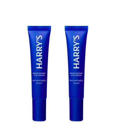 Harry's Brightening Under Eye Cream for Dark Circles, 0.5 Fl Oz, 2 Pack