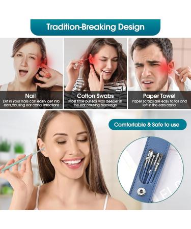 KRANX 3 Sets Ear Wax Removal Set - Versatile Ear Cleaner Kit with Innovative Spring Spiral Design Suitable for All Ear Canals Share with Families Gift To Friends (Multiple Packages) - Buy Online on GoSupps.com