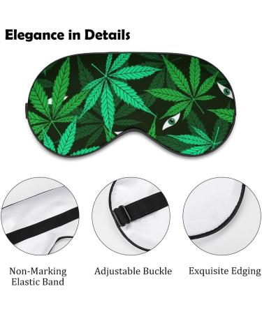 Sleep Mask Eyes - Adjustable Forest Green Eye Shade | Blocks Light & Reduces Puffy Eyes | Perfect Gifts - Buy Online on GoSupps.com