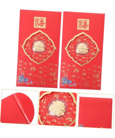 PRETYZOOM 2pcs Red Envelope Spring Festival Hongbao Rabbit Year Money Chinese Hongbao Chinese Zodiac Gift Greeting Envelopes Luck Money Bag Souvenir Gifts Red Money Packet Paper China Mini - Buy Online on GoSupps.com