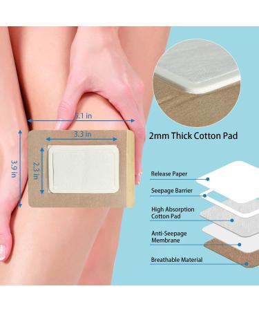 16Pcs Castor Oil Pack Wrap Disposable Castor Oil Patches Packs with Anti Leakage Cotton Pad for Belly/Feet/Knee (Oils Not Included) 5.1" x 3.9" 16 Pcs 5.1"*3.9 - Buy Online on GoSupps.com