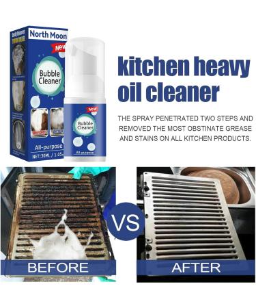 Bubble Cleaner for Kitchen | Powerful Multipurpose Foam Cleaner | 30ML Rinse Cleaning Foam Household Cleaning Supplies for Hoods Pots Grill Stoves Sinks - Buy Online on GoSupps.com