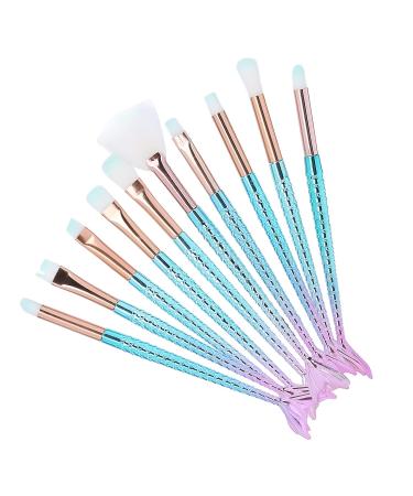 Soft 10PCS Makeup Brushes Set | Professional Blending & Cosmetics Tools for Eyes Blush & More - Buy Internationally - Buy Online on GoSupps.com