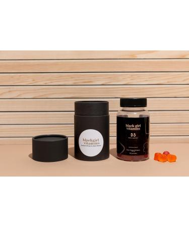 Black Girl Vitamins - Vitamin D3 Gummies for Immune Energy and Bone Support 2000IU (50mcg) Vitamin D per Serving Gluten-Free Vitamin D Gummies 30 Day Supply - Buy Online on GoSupps.com