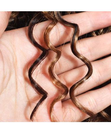 Short Curly Real Hair Wigs for Black Women - Chocolate Brown Honey Blonde & Medium Chestnut (P4/27/30) - Lace-Free Curly Wigs - Buy Online on GoSupps.com